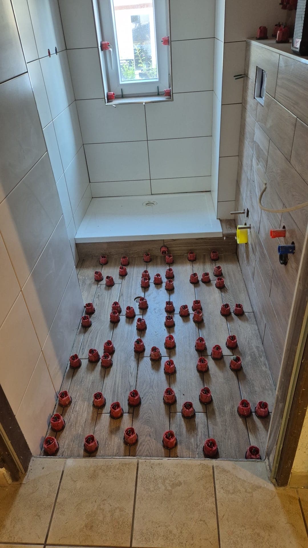 Umbau eines Kellers zum Badezimmer