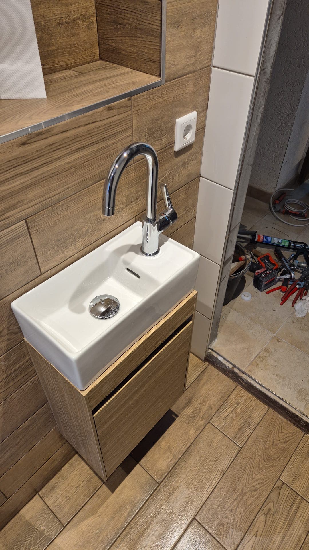 Umbau eines Kellers zum Badezimmer