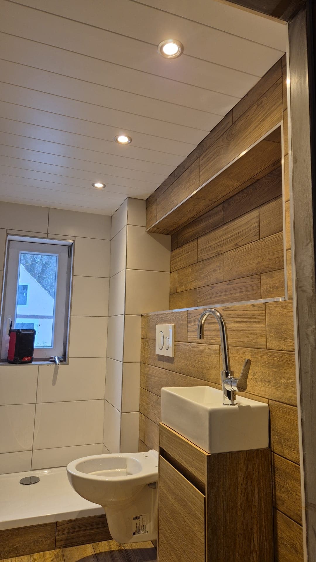 Umbau eines Kellers zum Badezimmer