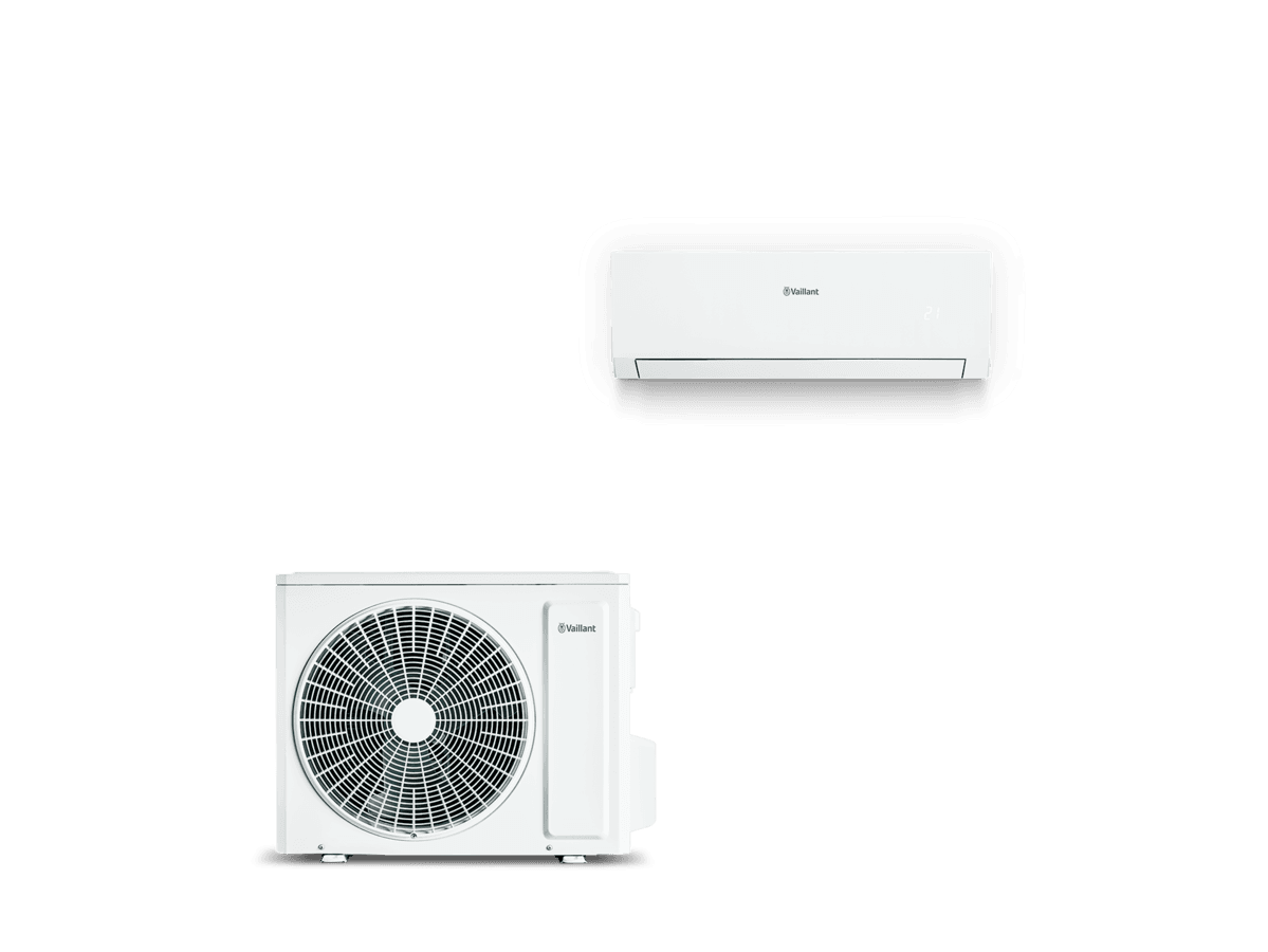 Vaillant climaVAIR plus – Wandgerät und Außeneinheit